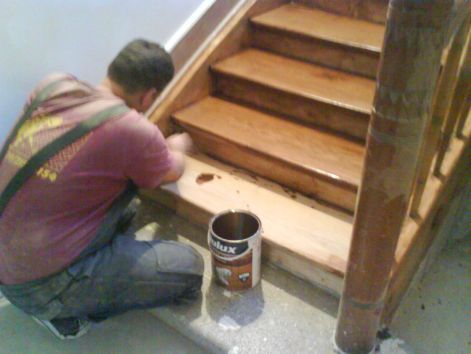 lépcső felújítás